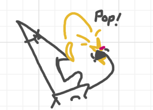 A panel from What's The Point, episode five of the Board Boards object show by Furretwalk/WalkingFurret.